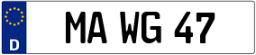 Truck License Plate